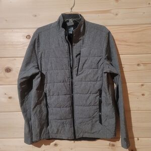 Champion Softshell Jacket Gray Men's Size M 21x27